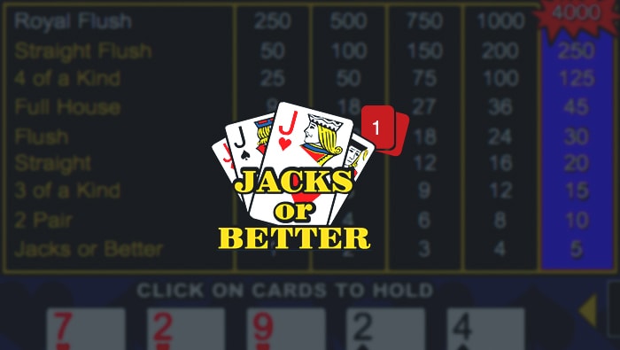 Play Jacks or Better Video Poker Online at Bovada