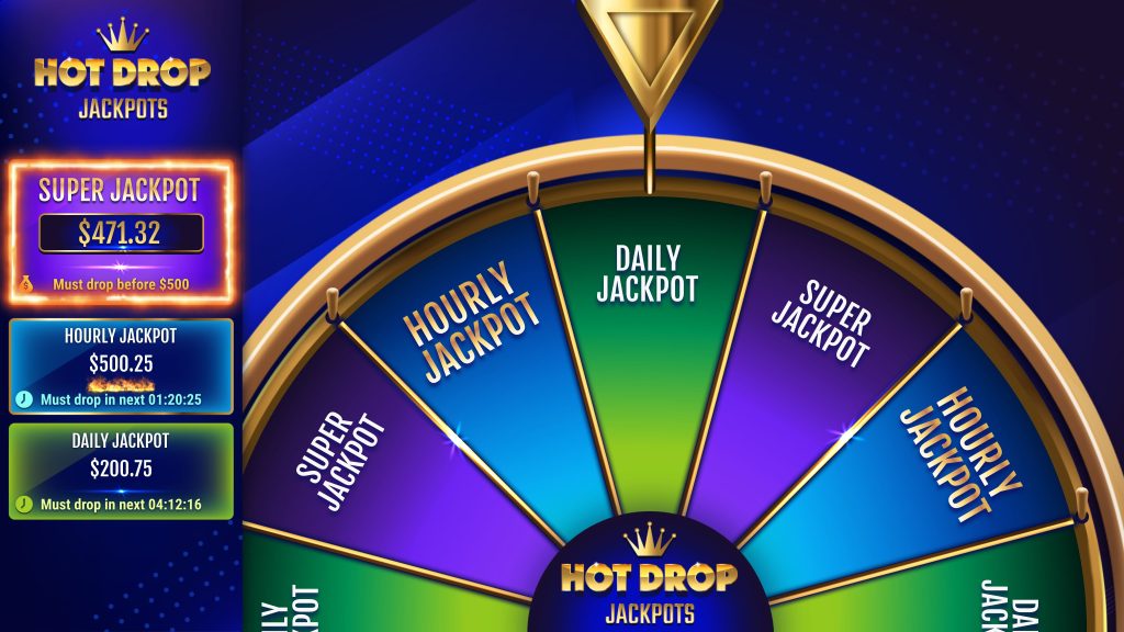 Hot Drop Jackpots Winner Wheel
