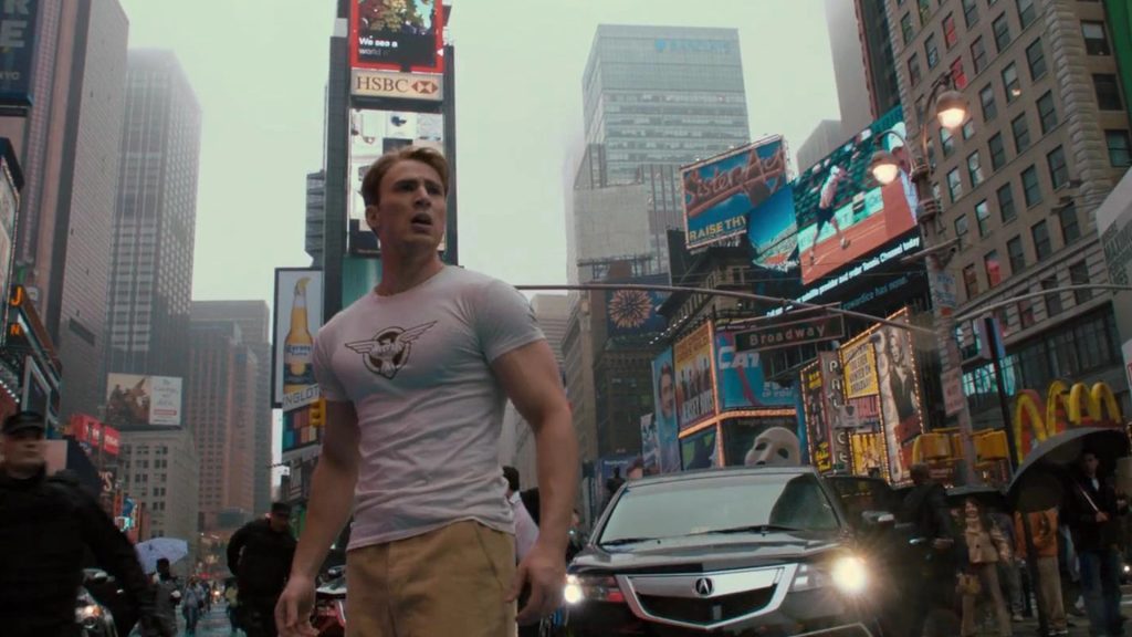 Captain America Times Square